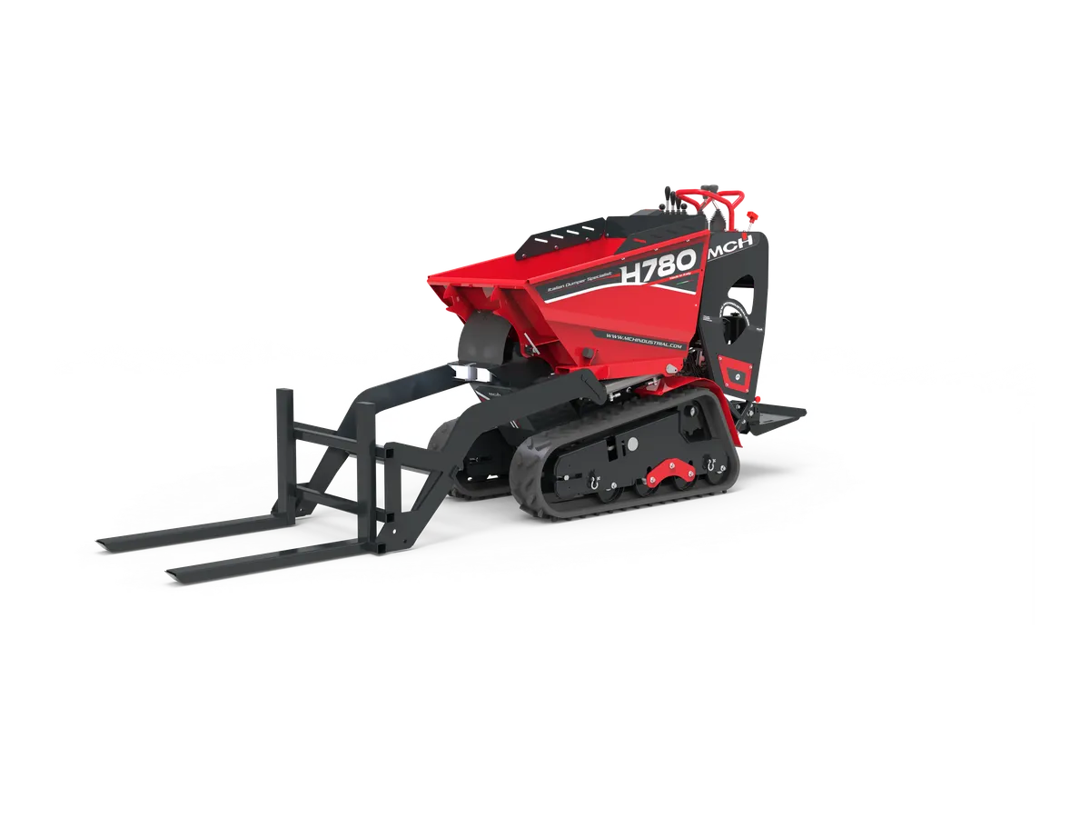 mch-h780ft-hd-03-forche MCH H780FT – Mini dumper a scarico frontale