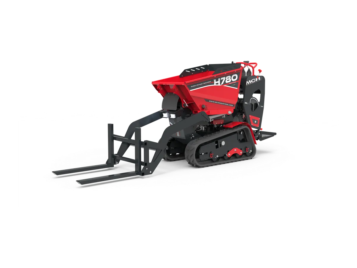 mch-h780ht-hd-03-forche MCH H780HT – Mini dumper a scarico alto